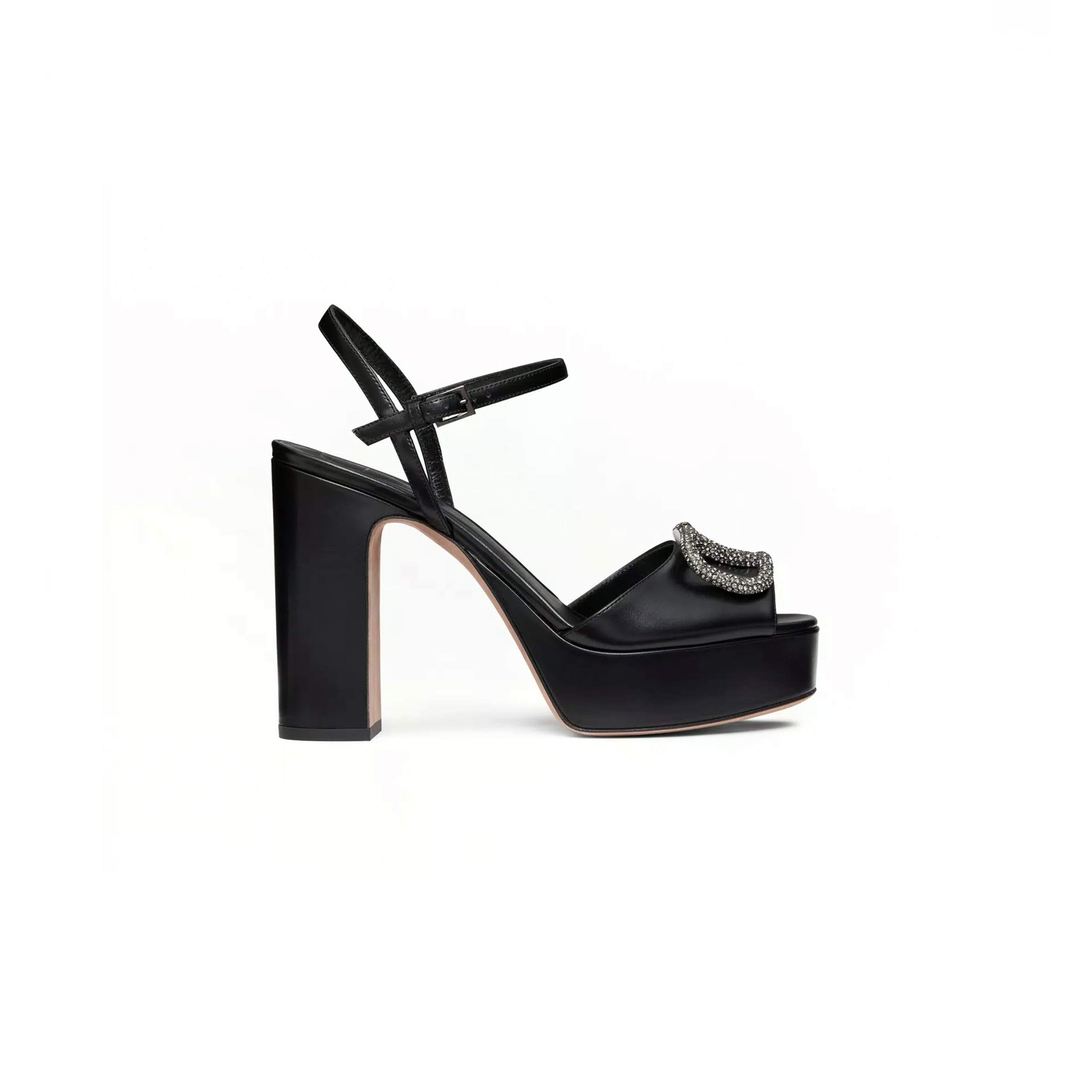 VALENTINO SANDAL WITH VLOGO SIGNATURE PLATFORM IN CALFSKIN 115MM 5W0S0FG2EST_249